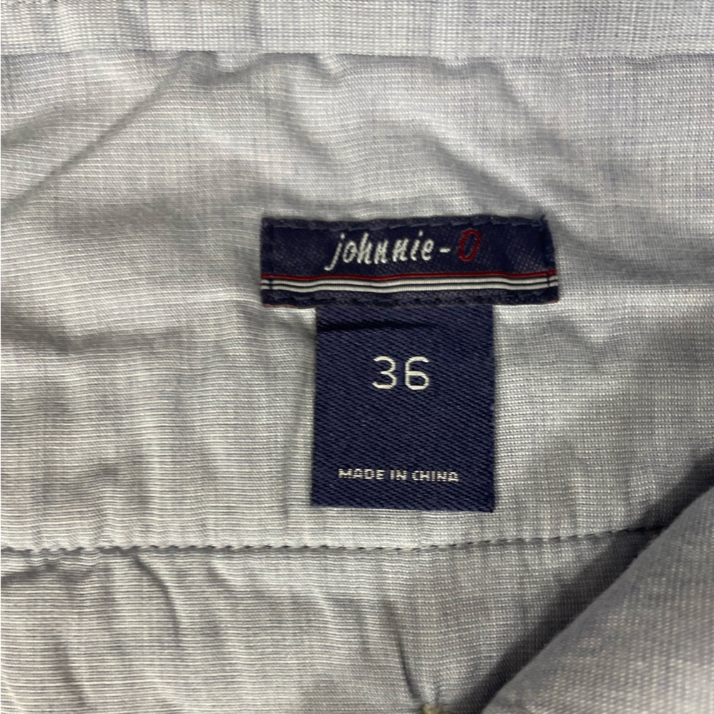 NWT johnnie-O Indigo Golf Shorts with Subtle Texture - Picture 8 of 11